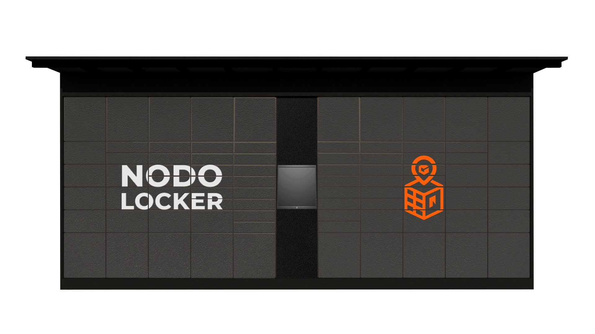 Nodo Locker - Vista frontal del sistema inteligente